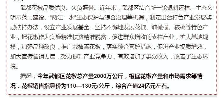 5.28億！一場(chǎng)盛會(huì)，武都花椒“火”了